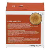 Coffee packaging with text and an image of a coffee cup on a white background