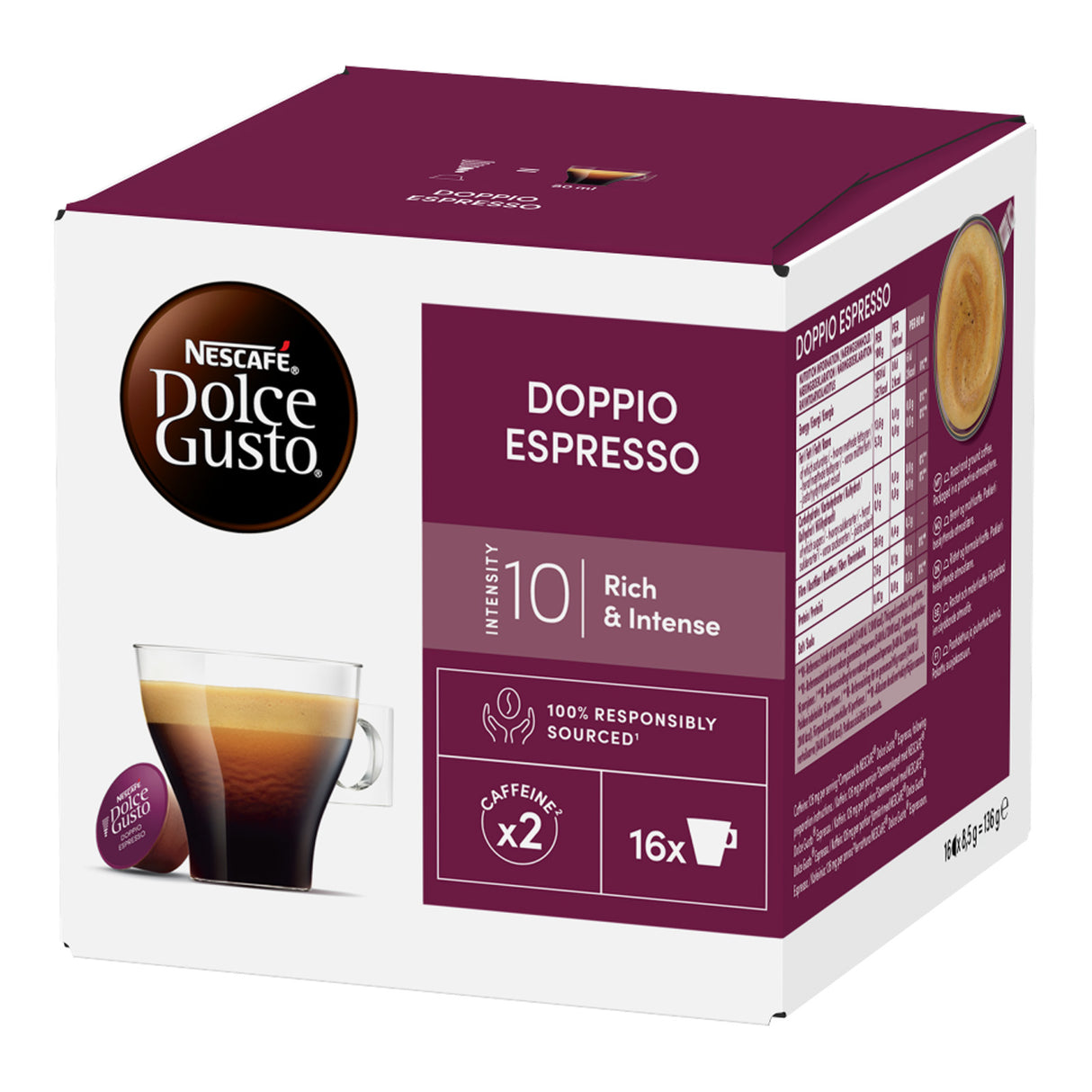 Nescafé Dolce Gusto Doppio Espresso 3x16 Case