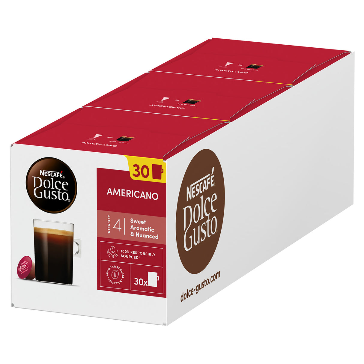 Dolce Gusto Americano Magnum Packs Case