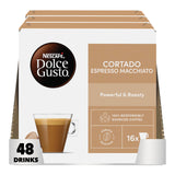 Nescafe Dolce Gusto Espresso Cortado Macchiato Coffee Pods - Case