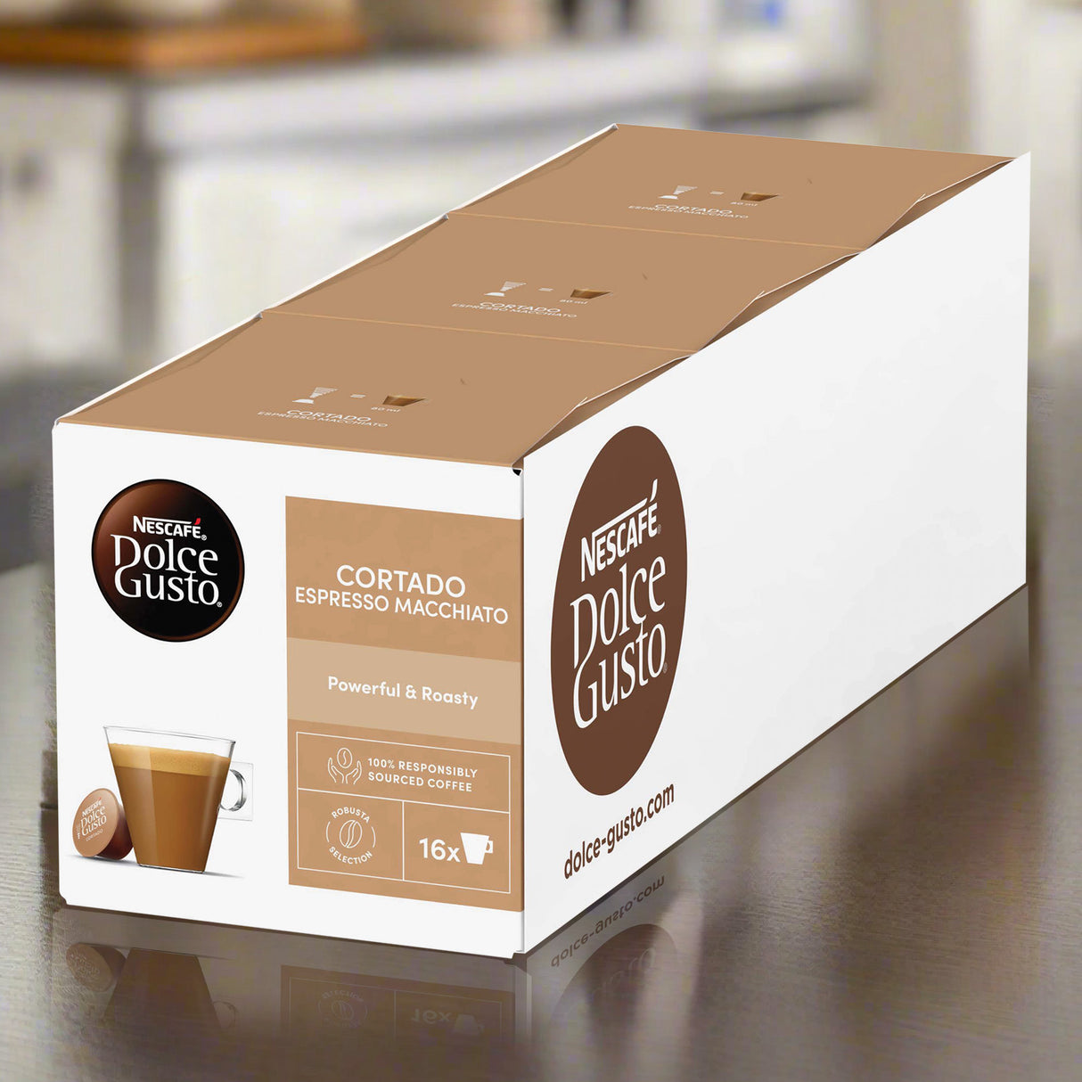 Nescafe Dolce Gusto Espresso Cortado Macchiato Coffee Pods - Case