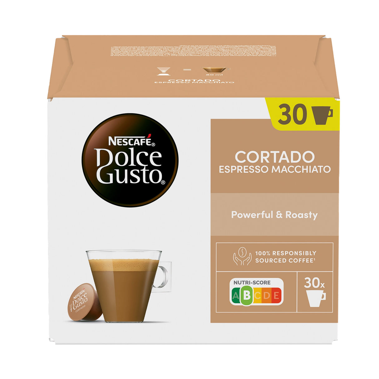 Dolce Gusto Espresso Cortado Macchiato 3x30 Magnum Pack Case