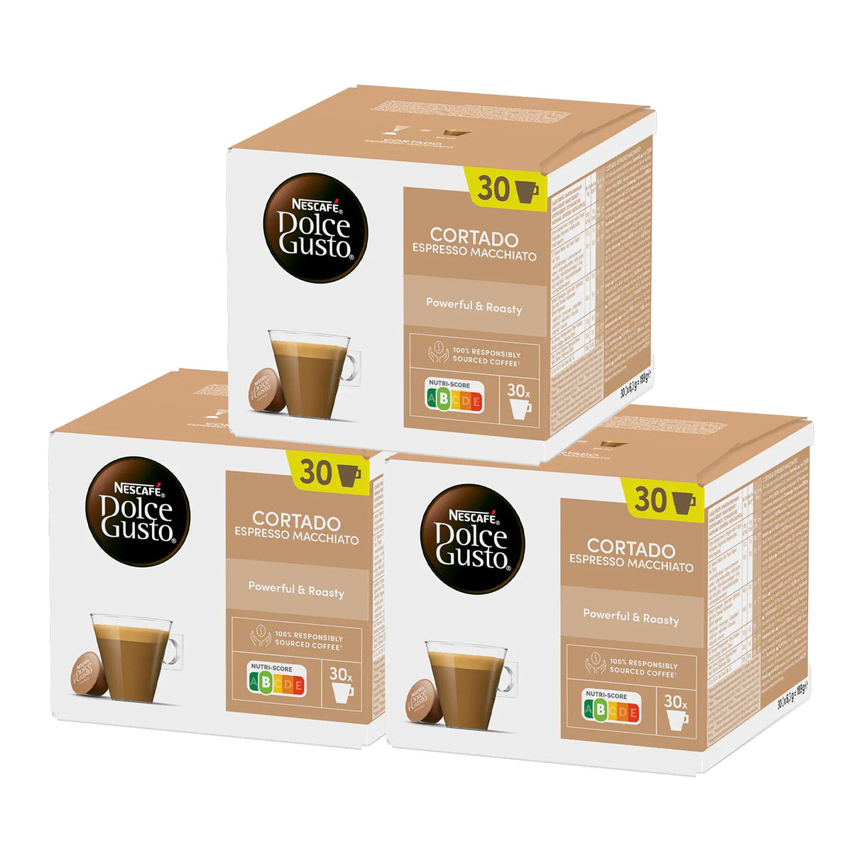 Dolce Gusto Espresso Cortado Macchiato 3x30 Magnum Pack Case