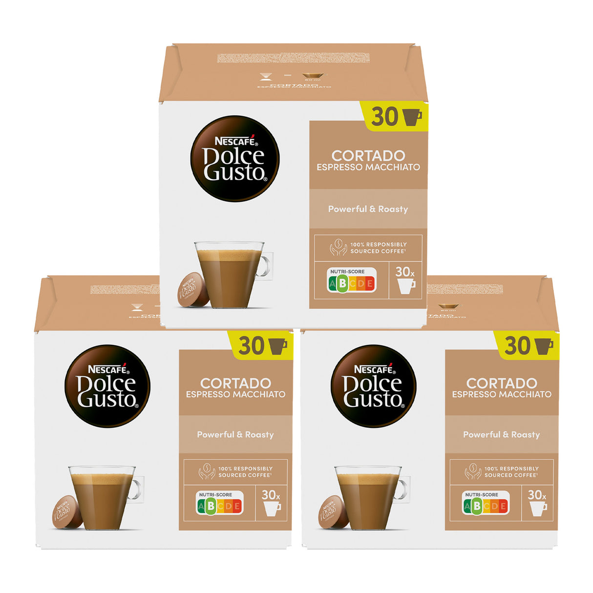 Dolce Gusto Espresso Cortado Macchiato 3x30 Magnum Pack Case