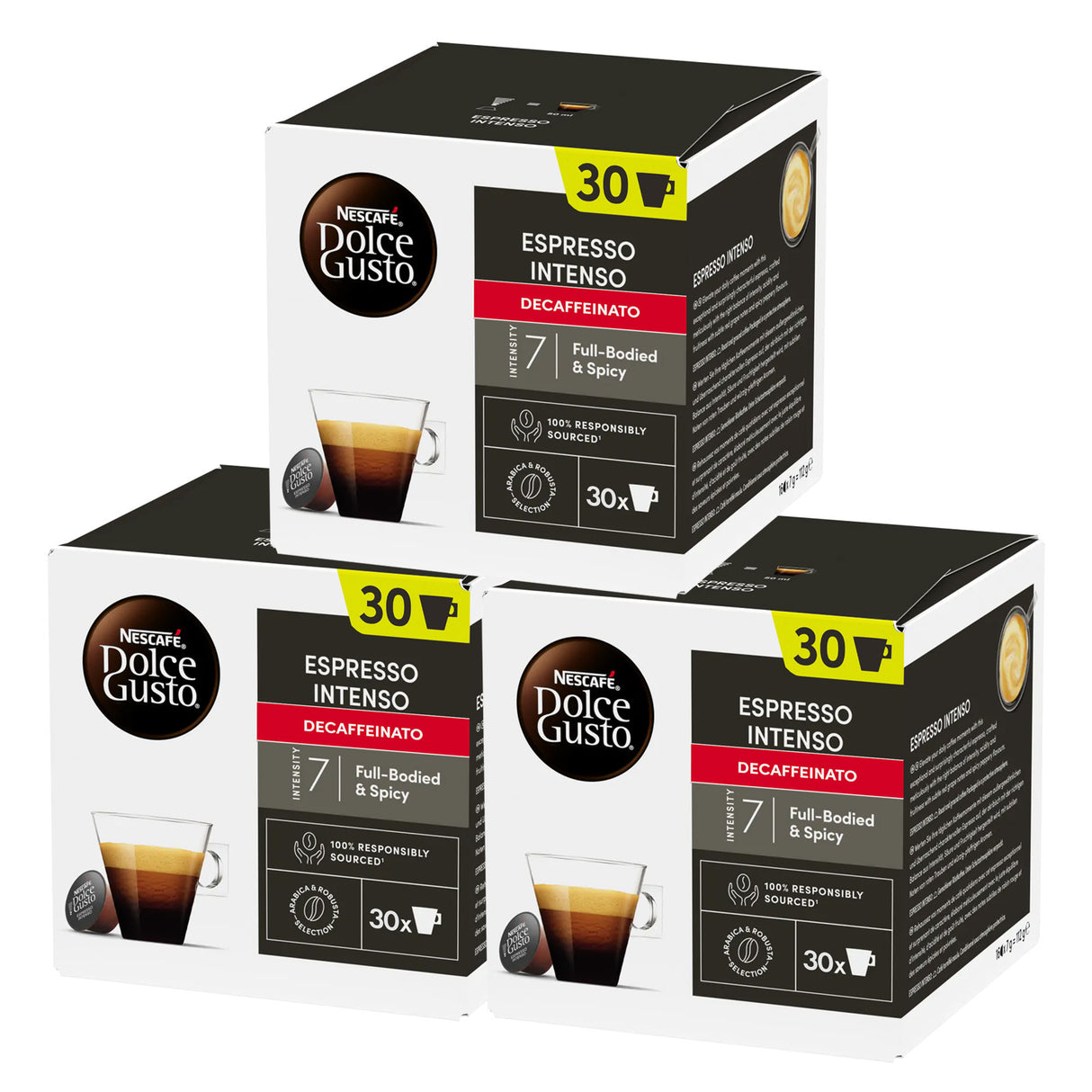 Dolce Gusto Espresso Intenso Decaf 3x30 Magnum Pack Case