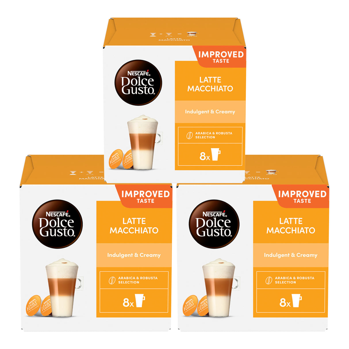 Nescafé Dolce Gusto Latte Macchiato Coffee Pods - Case