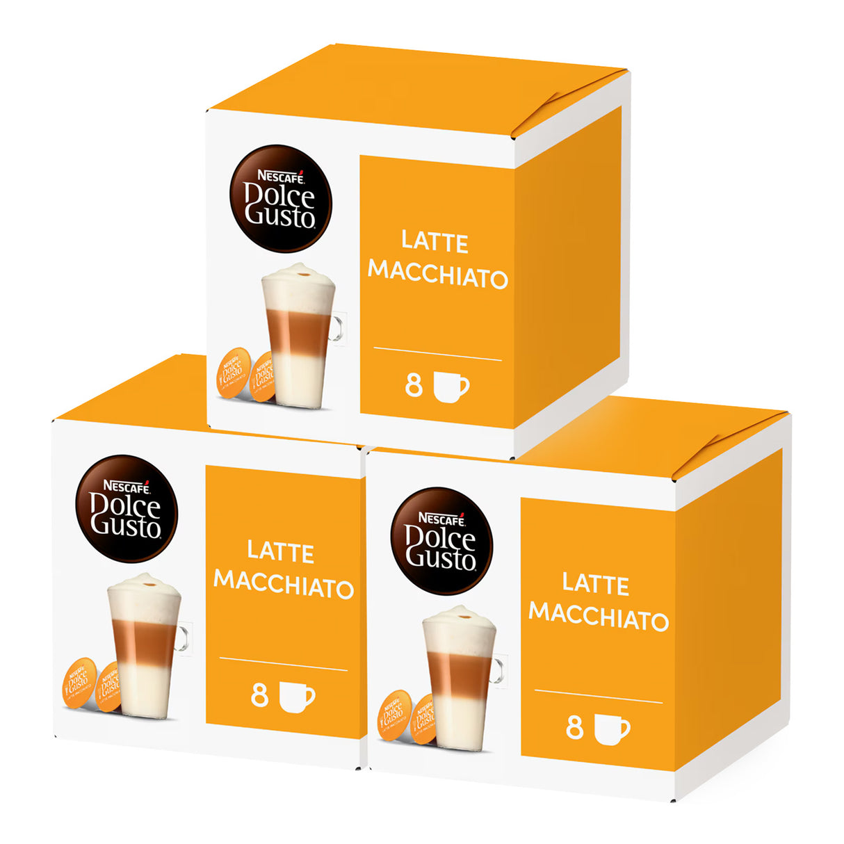 Nescafé Dolce Gusto Latte Macchiato Coffee Pods - Case