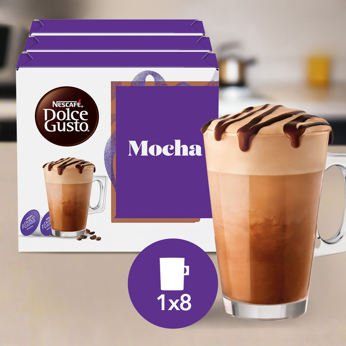 Nescafé Dolce Gusto Mocha Coffee Pods - Case