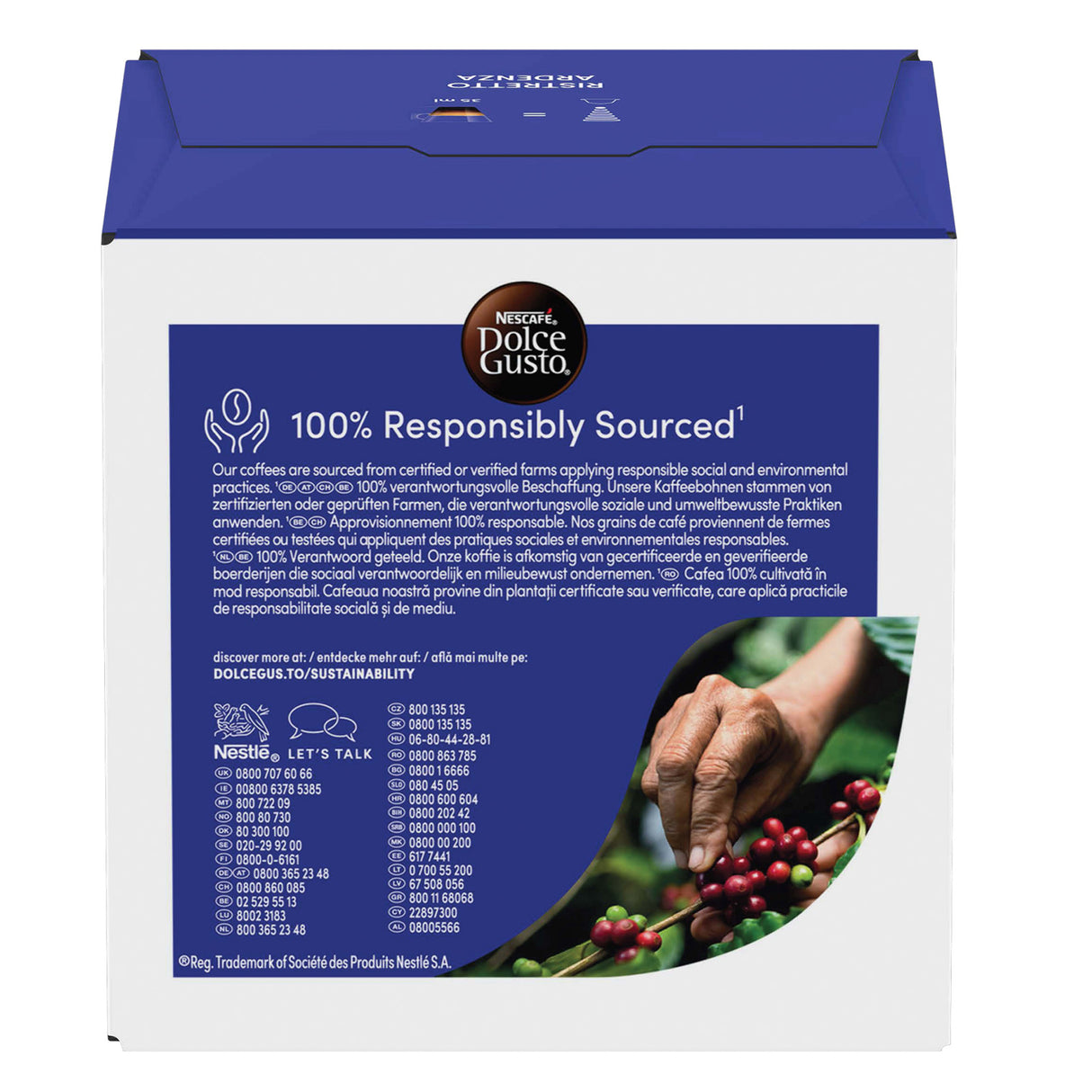Dole Gusto Ristretto Ardenza Pack Reverse