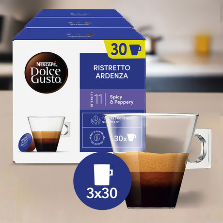 dolce gusto ristretto ardenza magnum pack case in kitchen