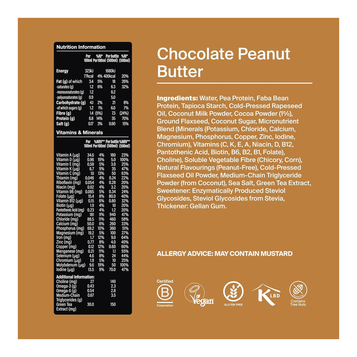 Huel Ready To Drink x8 Black Edition Chocolate Peanut Butter