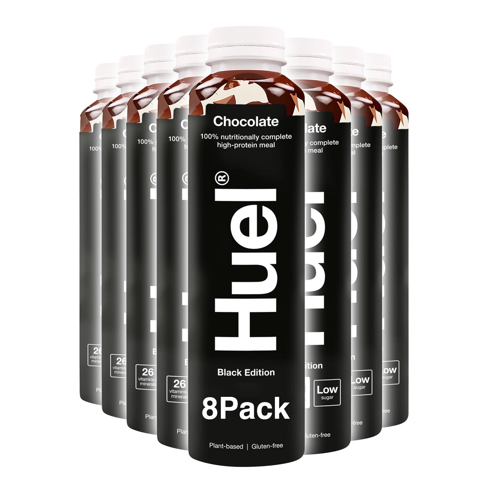 Huel Ready To Drink x8 Black Edition Chocolate Meal Replacement