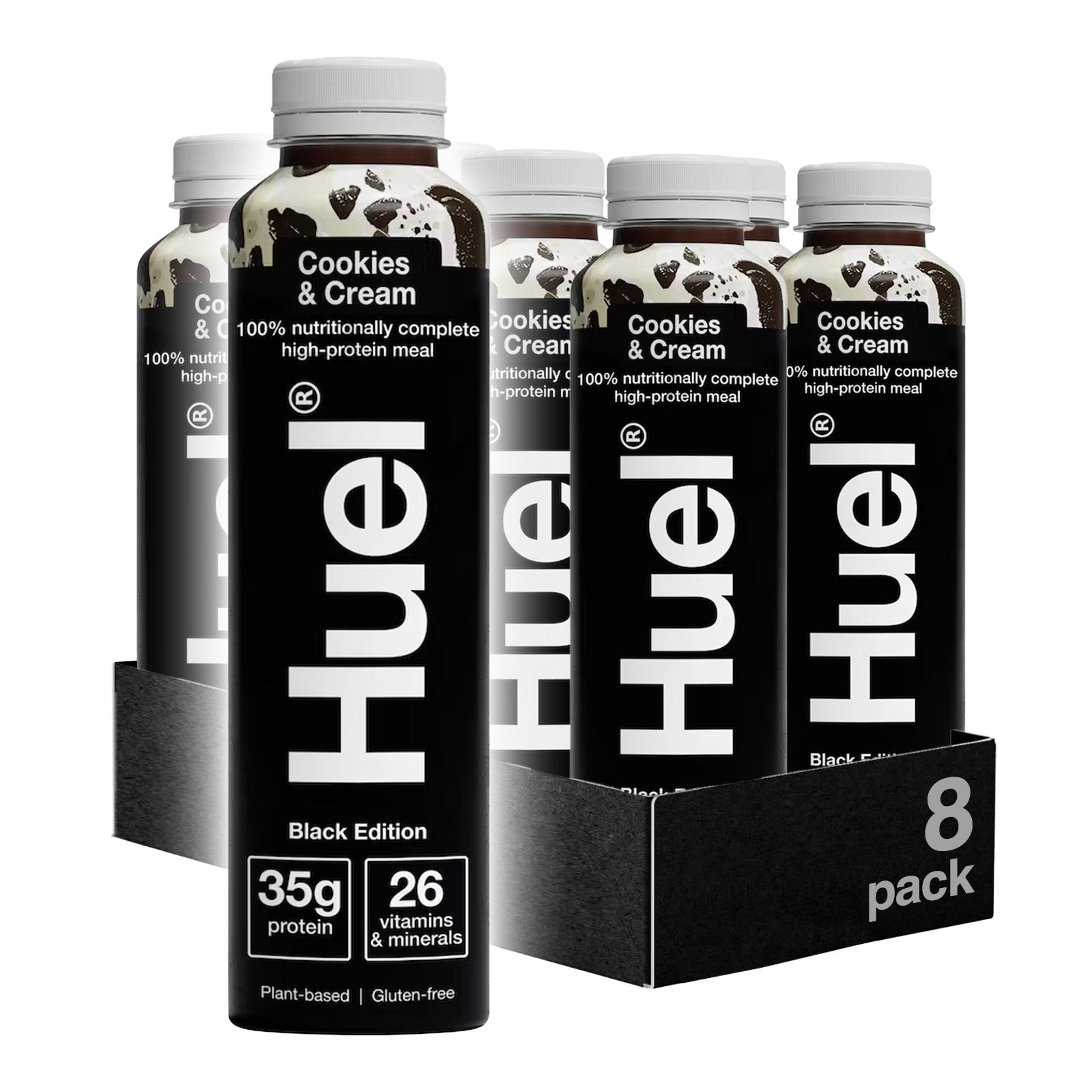 Huel Ready To Drink x8 Black Edition Cookies & Cream Meal