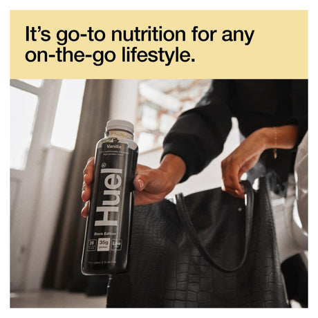 Huel Black Edition Vanilla Marketing