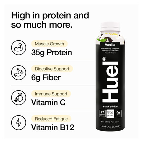 Huel Black Edition Vanilla info