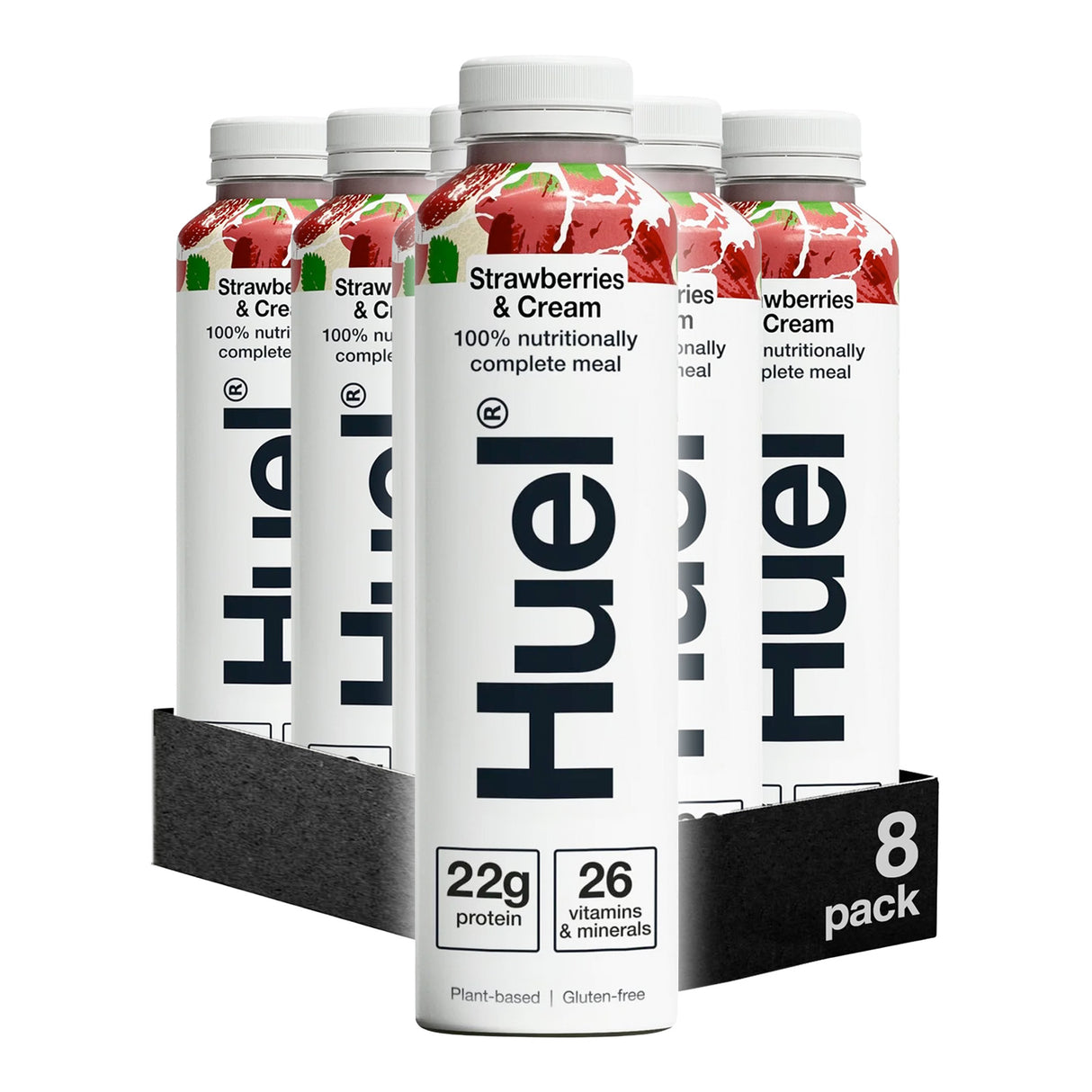 Huel Ready To Drink x8 Complete Meal Strawberries & Cream