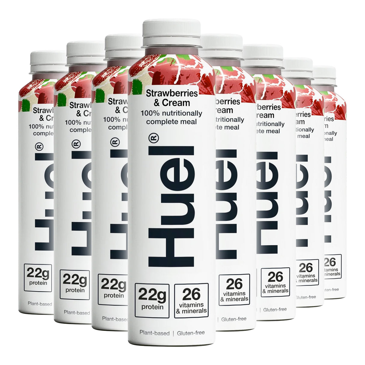 Huel Ready To Drink x8 Complete Meal Strawberries & Cream