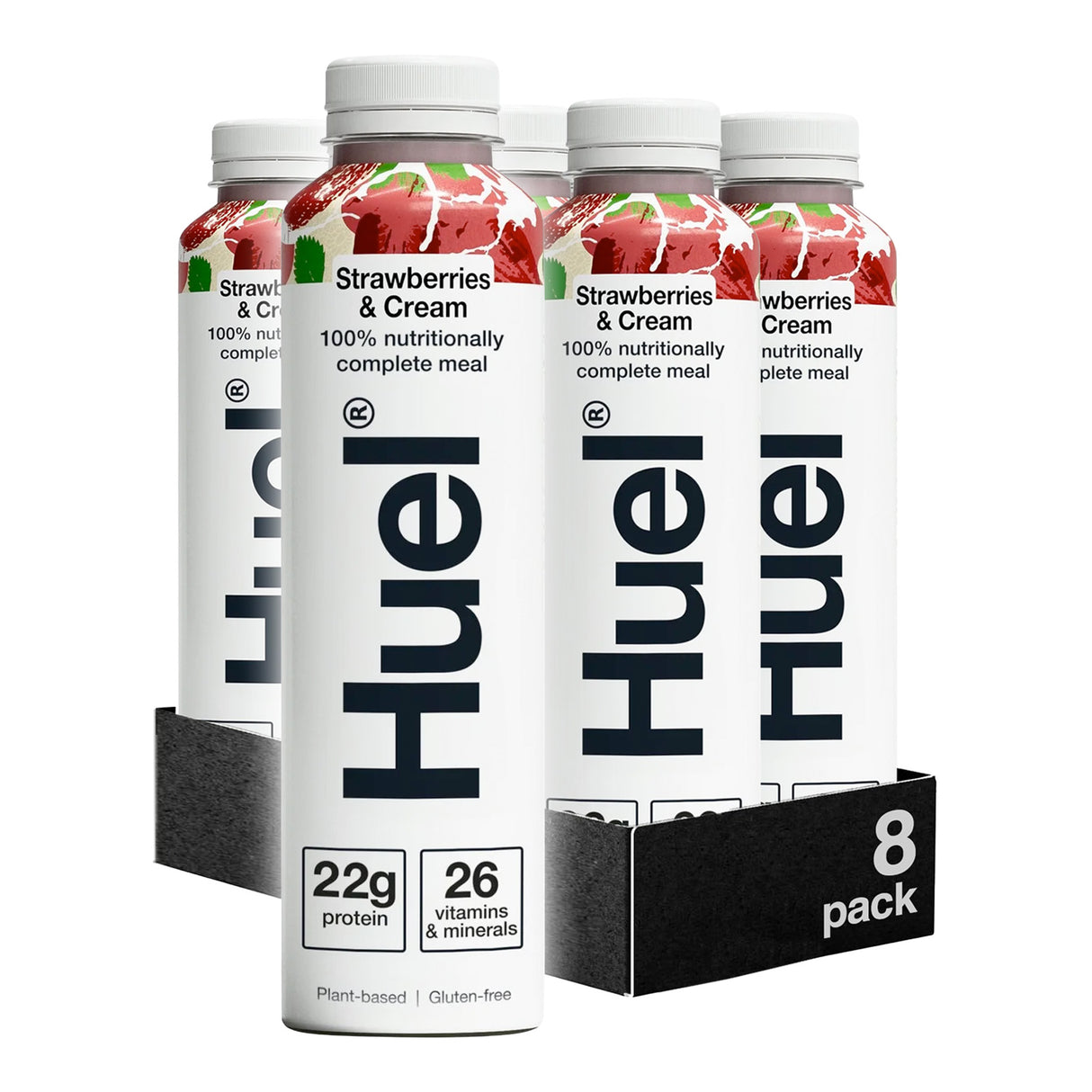 Huel Ready To Drink x8 Complete Meal Strawberries & Cream