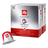 Illy Espresso Classico Coffee Capsules 2x50 Nespresso Compatible