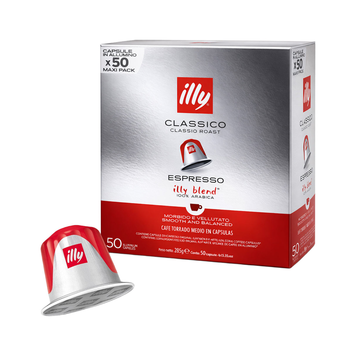 Illy Espresso Classico Coffee Capsules 2x50 Nespresso Compatible