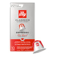 Illy Classico Classic Roast espresso capsule packaging