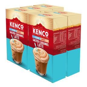 Kenco Iced Hot Salted Caramel Latte 5x8
