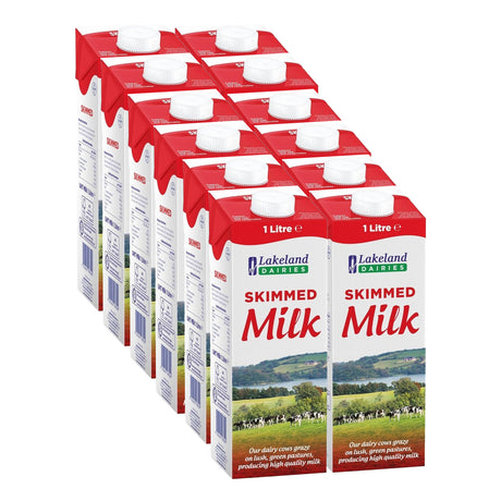 Lakeland Dairies skimmed milk 12xlltre