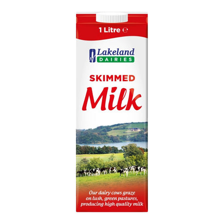 Lakeland Dairies skimmed milk carton
