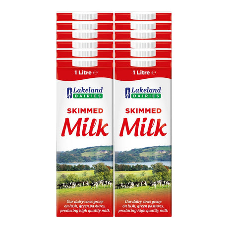 Lakeland Dairies skimmed milk 12 cartons