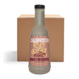 A bottle of LaSavista Milk Chocolate Flavoured Sauce in front of a brown cardboard box, set against a plain white background.