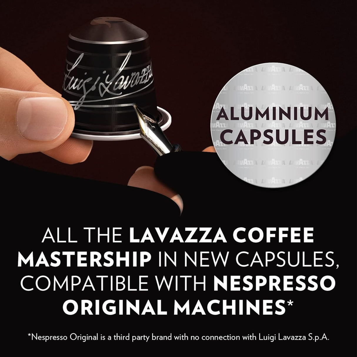 Lavazza Maestro Espresso Lungo Nespresso Compatible Coffee Capsules 10x10