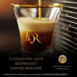 L'OR Colombia Espresso Coffee Capsules 10x10 Nespresso Compatible