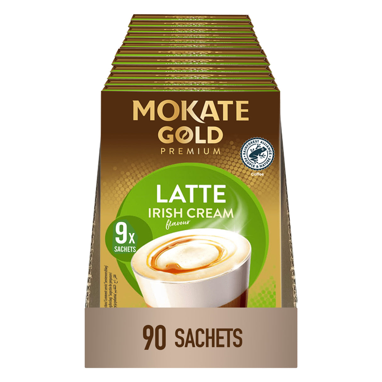 Mokate Gold Premium Irish Cream Latte 10x9 Sachets