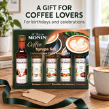 MONIN Coffee Syrup Gift Set 5x5cl