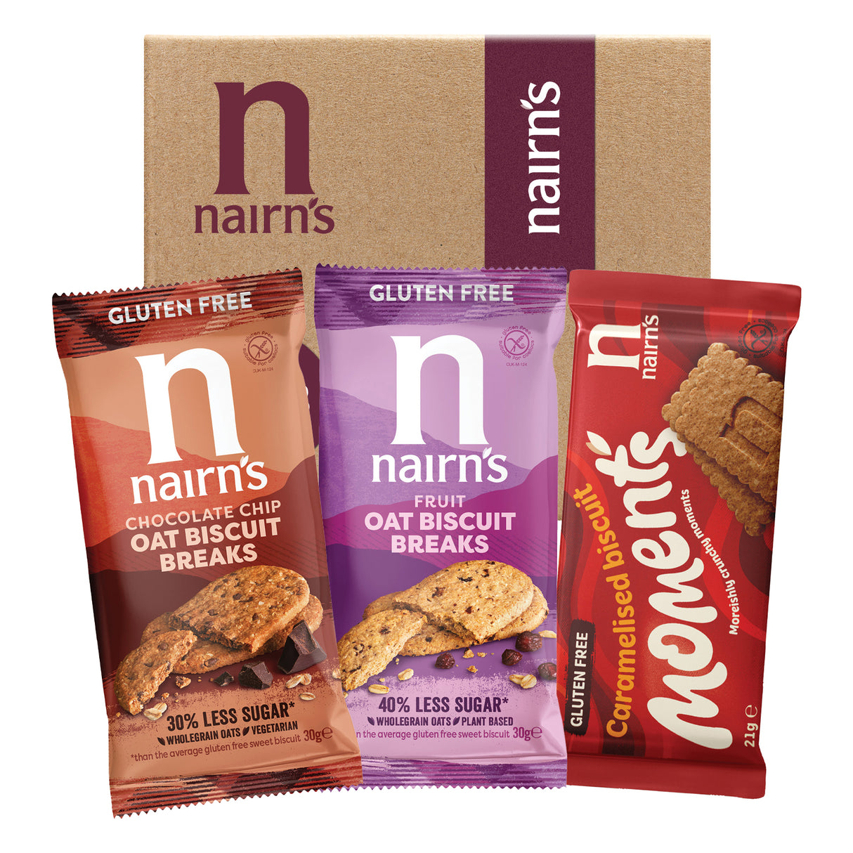 Nairn's Gluten Free Mixed Oat Biscuit Breaks Portion Pack x48
