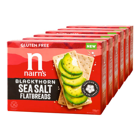 Nairns Blackthorn Sea Salt Flatbreads 6x150g