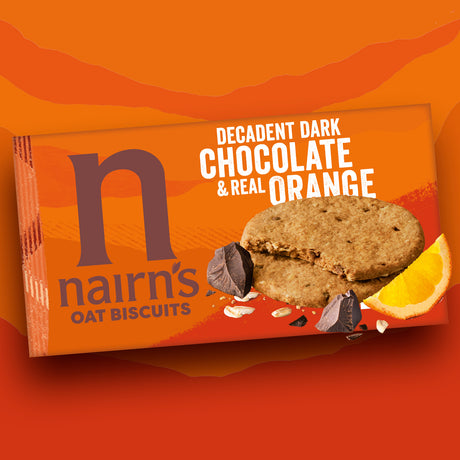 Nairn's Chocolate Orange Chip Oat Biscuits 200g Packet