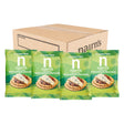 Packaging of nairn's gluten-free wholegrain crackers with a cardboard box in the background.