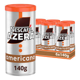 Nescafe Azera Americano Instant Coffee Tins 6x140g