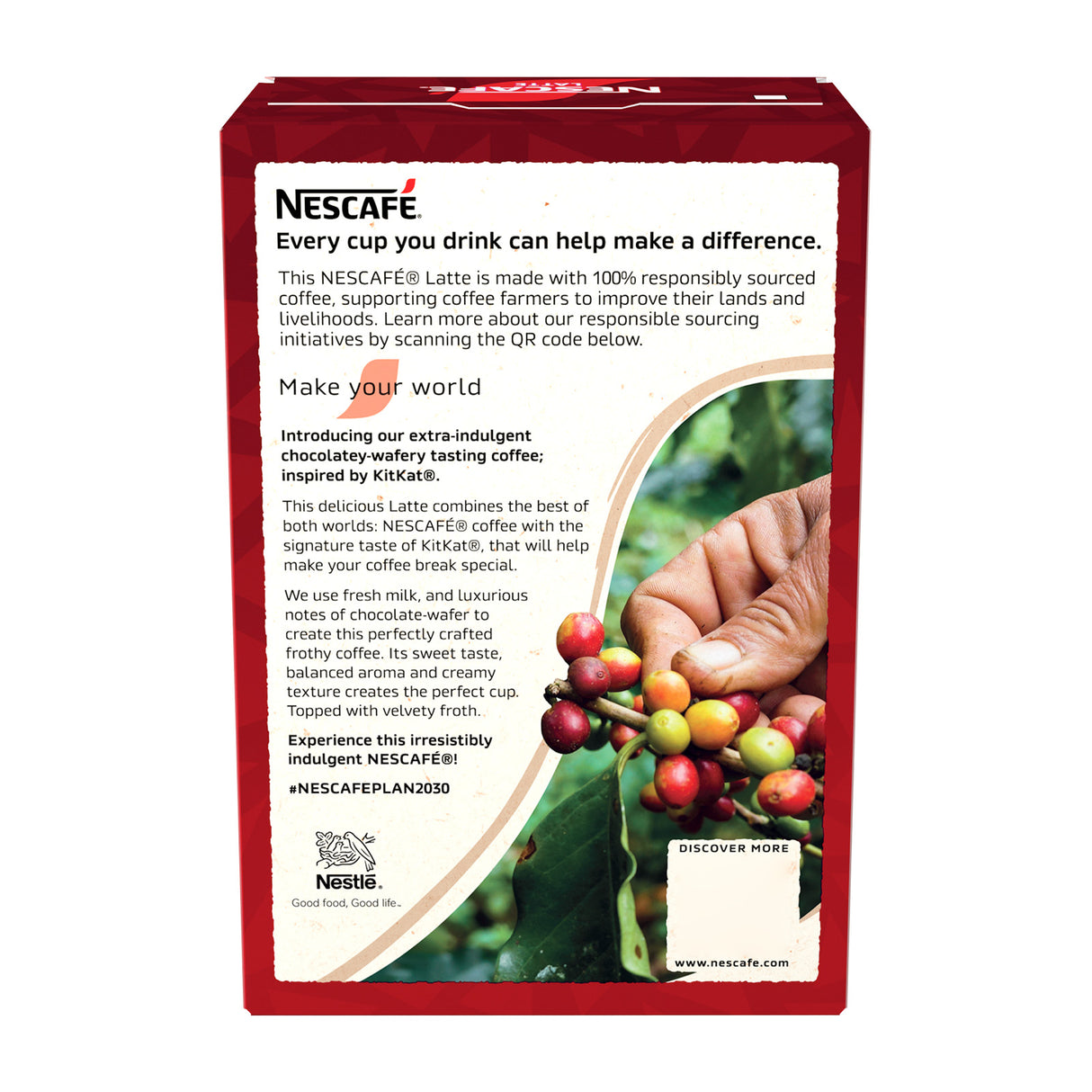 Nescafe KitKat Latte Coffee 6x7 Sachets