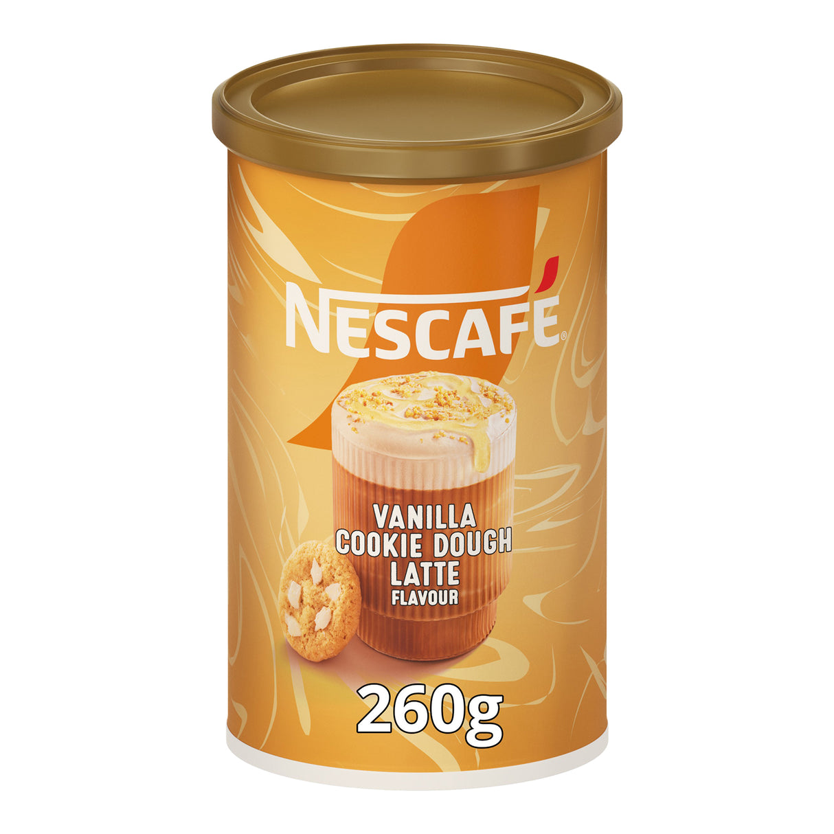 Nescafe Vanilla Cookie Dough Latte Coffee 5x260g Tubs