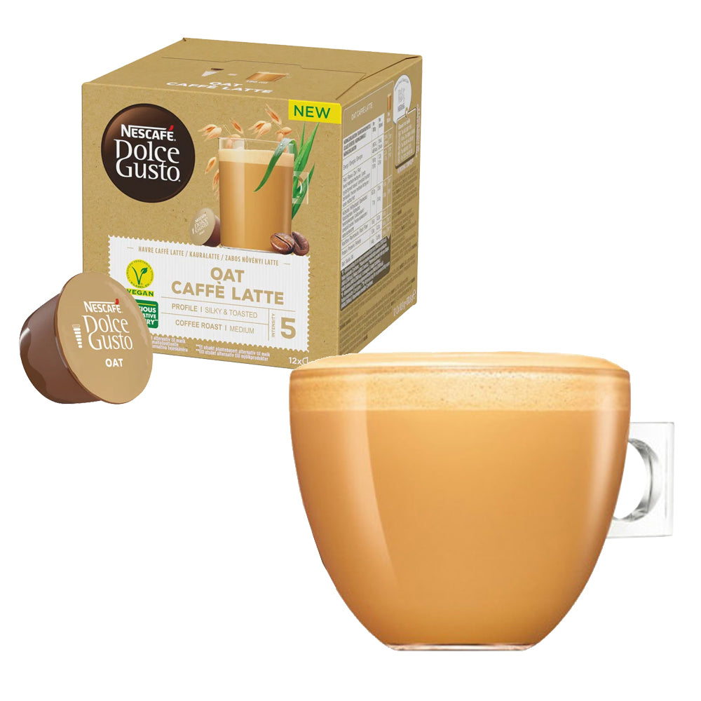 Nescafe Dolce Gusto Oat Flat White Coffee Pods - Case of 48 pods/drinks –  Coffee Supplies Direct
