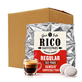 Case of RegularRico Senseo Compatible Pads