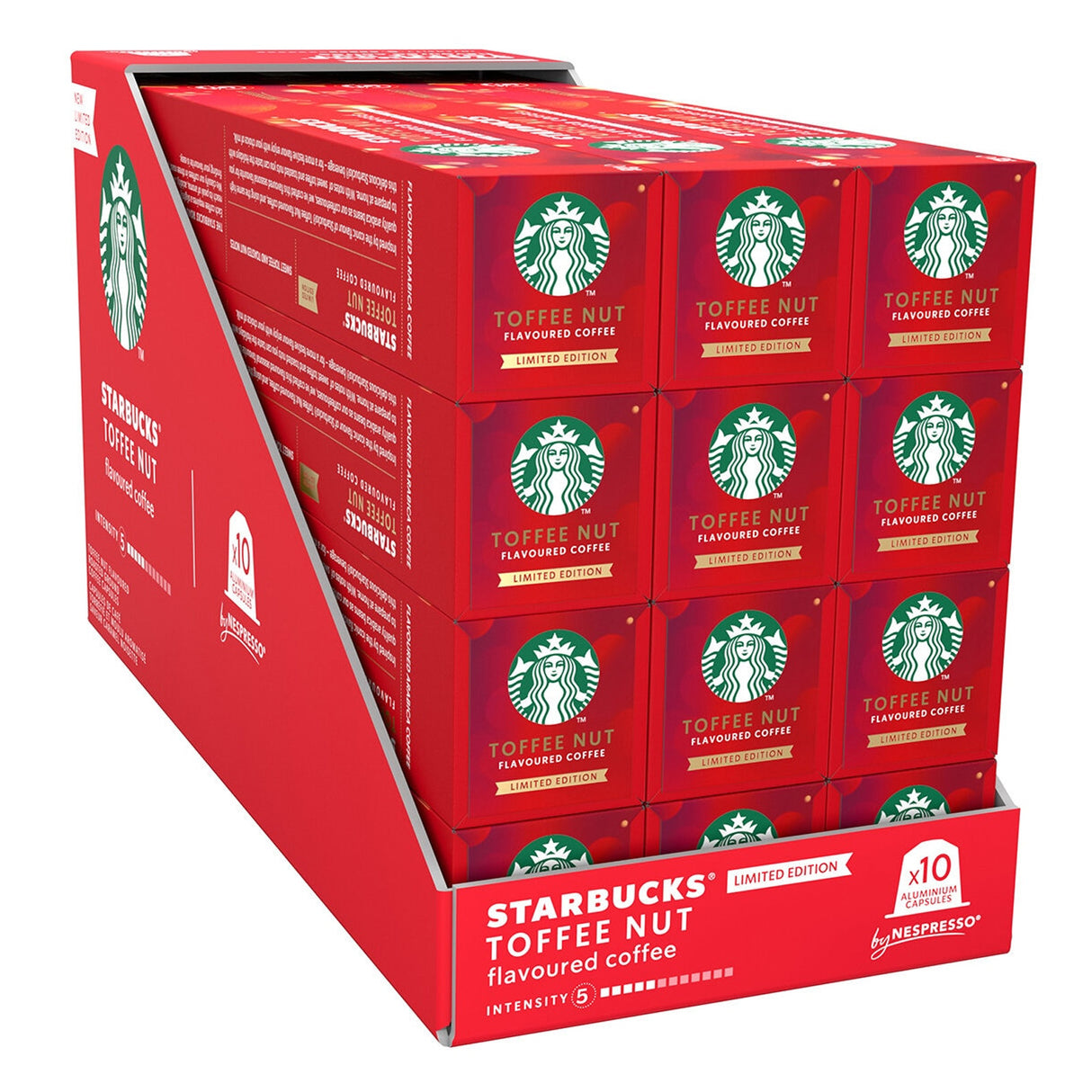 Starbucks By Nespresso Toffee Nut Coffee 12x10 Nespresso Coffee Capsules