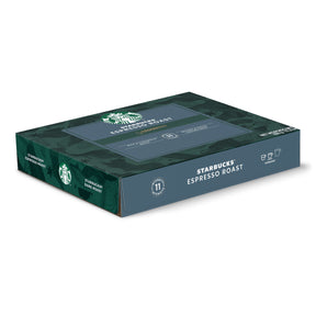 Starbucks Espresso Roast coffee packaging on a white background