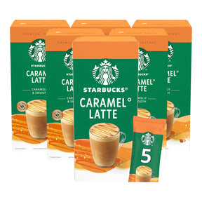 Starbucks Caramel Latte Premium Instant Coffee Sachets 6x5