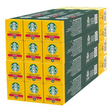 Starbucks Blonde Decaf coffee boxes stacked on a white background