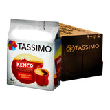 Tassimo Kenco coffee packaging on a white background