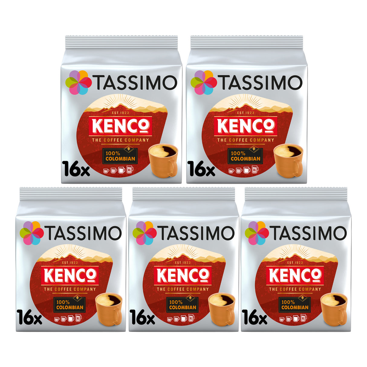 Tassimo Kenco Colombian coffee pods case