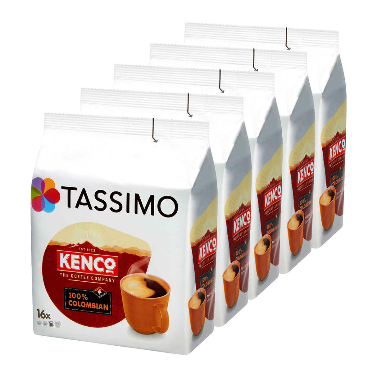 Tassimo Kenco Colombian coffee capsules case